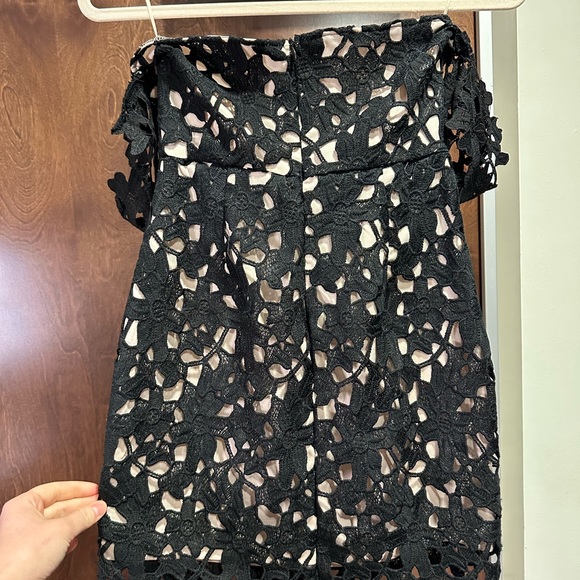 MORE TO COME Black Lace Mini Dress - Picture 2 of 5